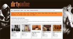 Desktop Screenshot of dirtyonline.com